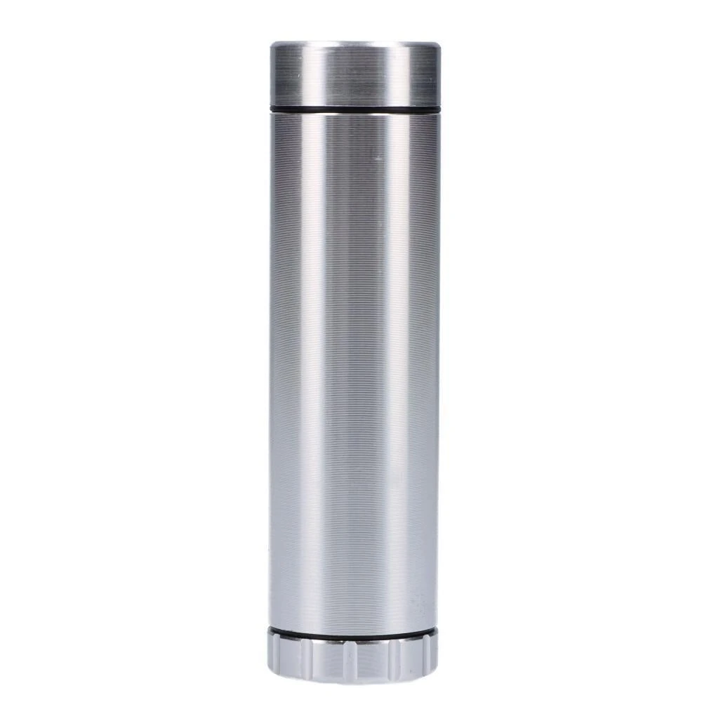 Canna Cabana Metal Dugout W/Grinder And One Hitter - Silver 3 Canna Cabana Metal Dugout W/Grinder And One Hitter - Silver