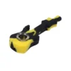 Canna Cabana Silicone Guitar Pipe (Black/Yellow) Spoon Pipe (4")