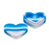 Accessories Canna Cabana Silicone Heart Container [18ml] - Blue/White