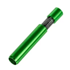 Canna Cabana Spring Loaded One Hitter Half Weave Tip - Green Accessories