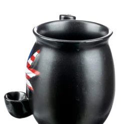 Roast & Toast Cannabis Leaf Pipe Mug