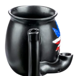 Roast & Toast Cannabis Leaf Pipe Mug