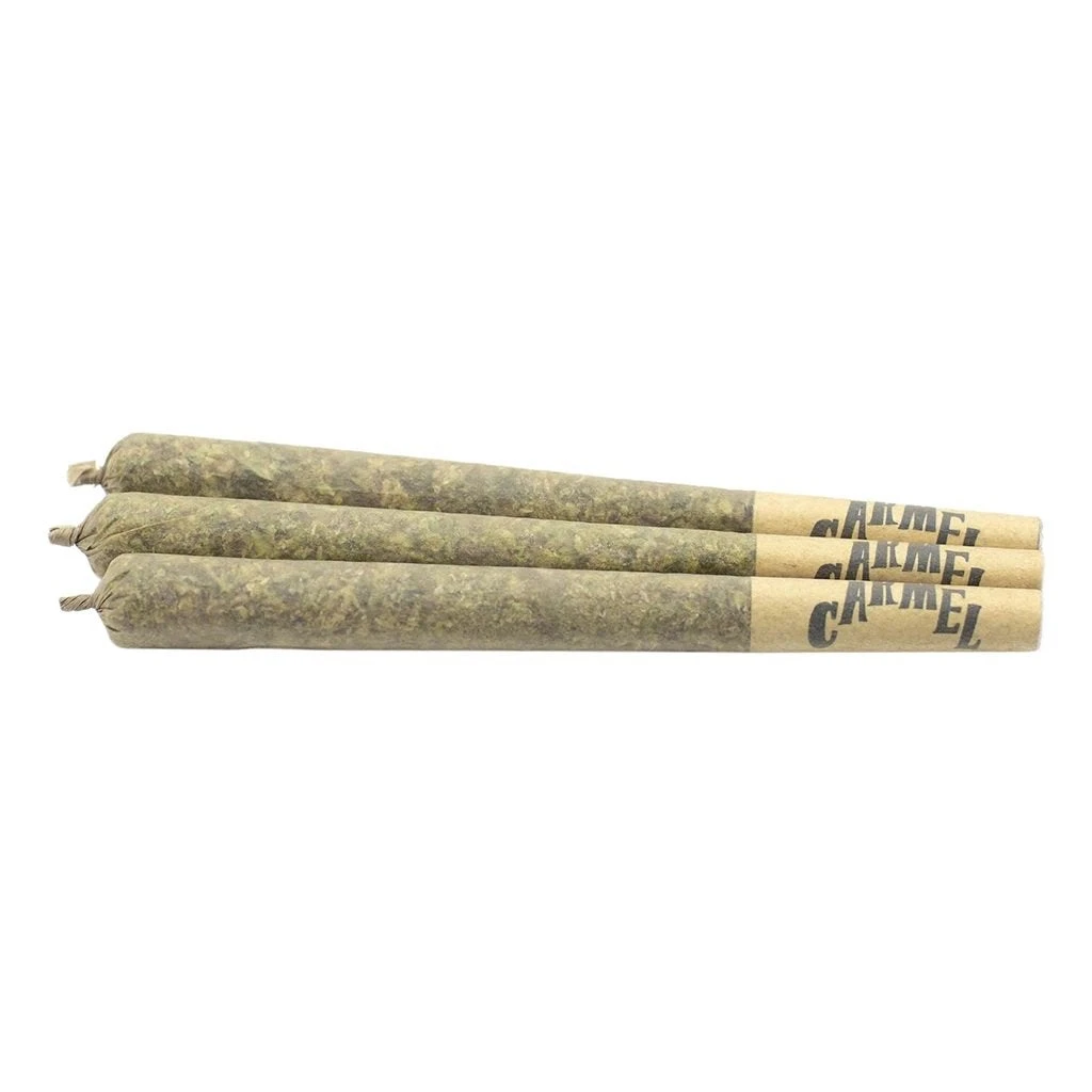 Pre-Rolls Carmel Garlic Breath 3 Pack Pre Roll (.5g) 4 Pre-Rolls Carmel Garlic Breath 3 Pack Pre Roll (.5g)