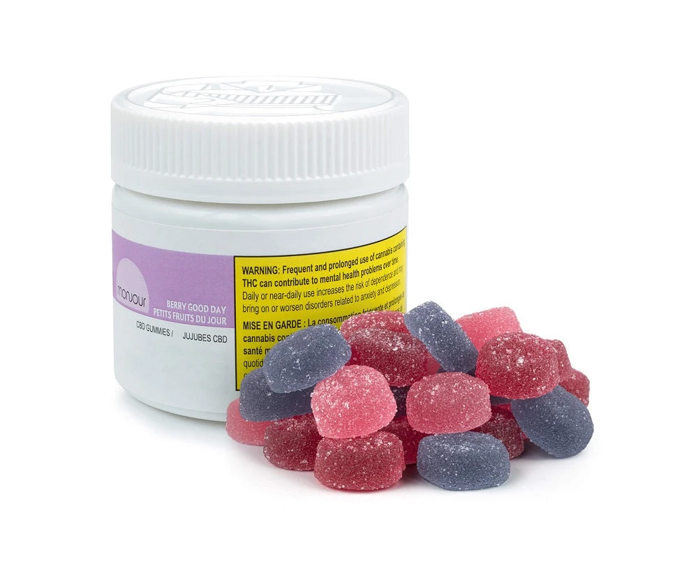 Monjour Berry Good Day CBD Soft Chews Assorted Coated Edibles & Drinks 4 Monjour Berry Good Day CBD Soft Chews Assorted Coated Edibles & Drinks