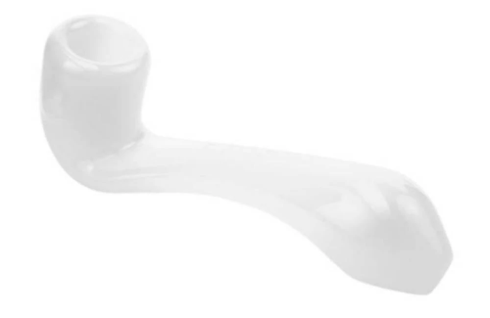 GRAV Accessories Classic Sherlock Pipe - White 3 GRAV Accessories Classic Sherlock Pipe - White