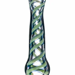 DankStop New Arrivals Clear Slyme Spiral Chillum