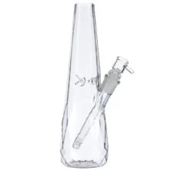 Aurora Crystal Beaker Water Pipe (11.5") - Clear