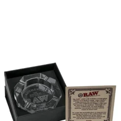 RAW Crystal Glass Ashtray