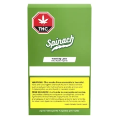 Spinach Pre-Rolls Wedding Cake PR 1 X 1 G