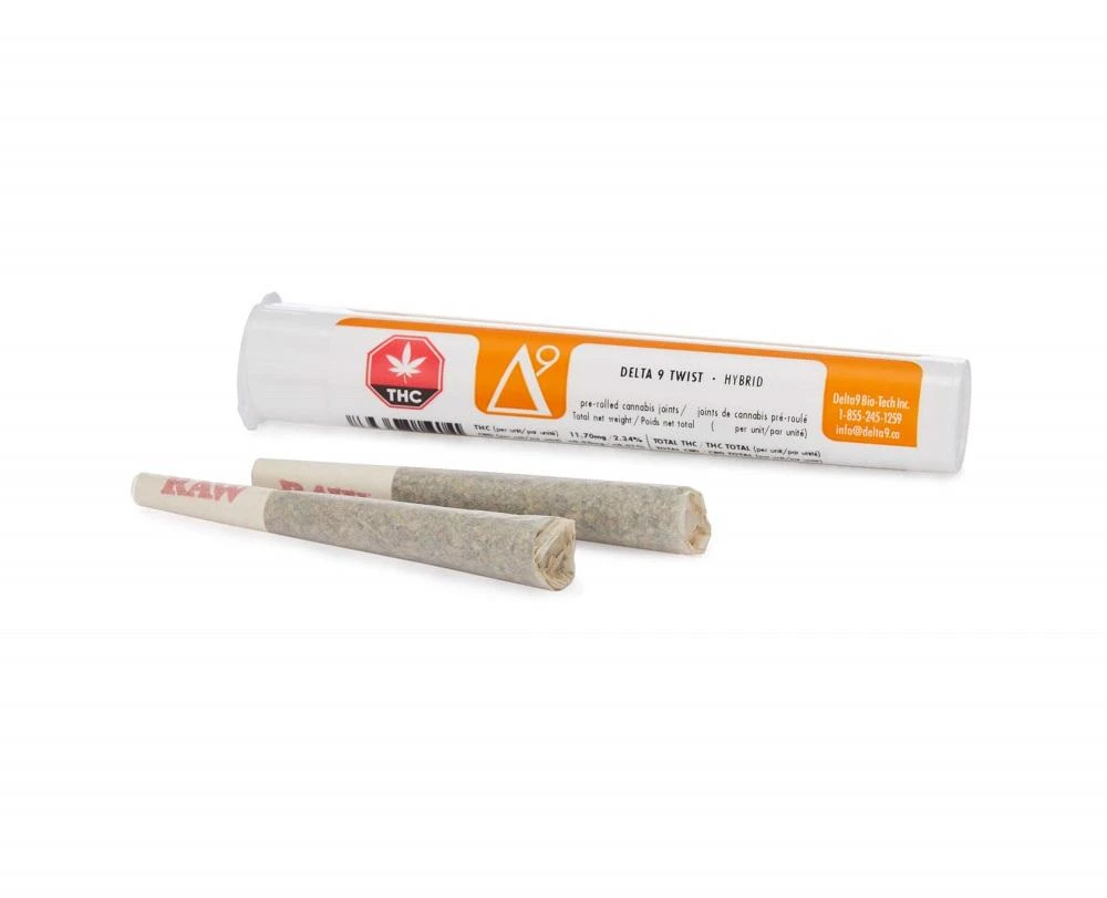 Delta 9 Twist 2 Pack Pre Roll (.5g) Pre-Rolls 3 Delta 9 Twist 2 Pack Pre Roll (.5g) Pre-Rolls