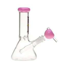 Dopezilla 7" Lil Zilla W/ D.Steam & Bowl - Milky Pink Water Pipe Accessories