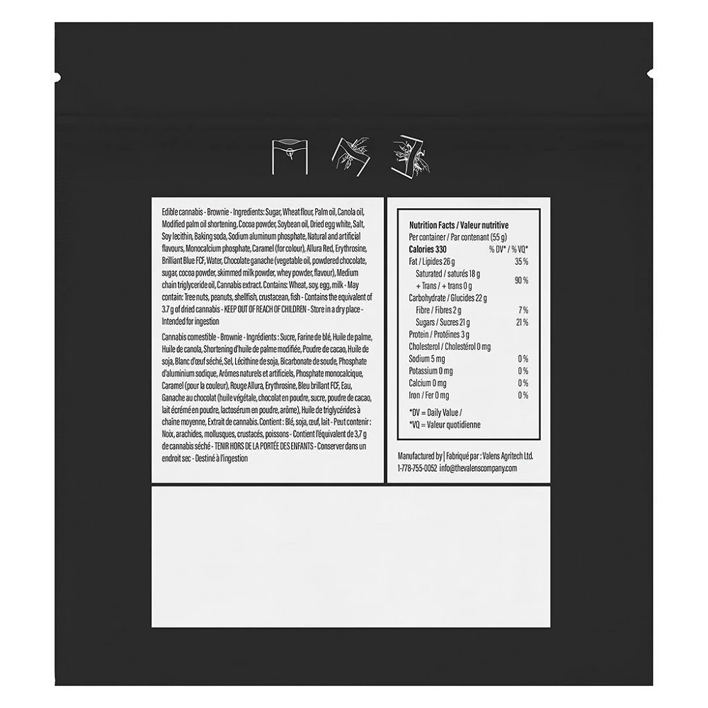 Verse Originals Double Chocolate Brownie (10mg) Hybrid Strains 5 Verse Originals Double Chocolate Brownie (10mg) Hybrid Strains