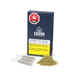 Edison Cannabis Co Indica 3 Pack Pre Roll (.5g) Pre-Rolls