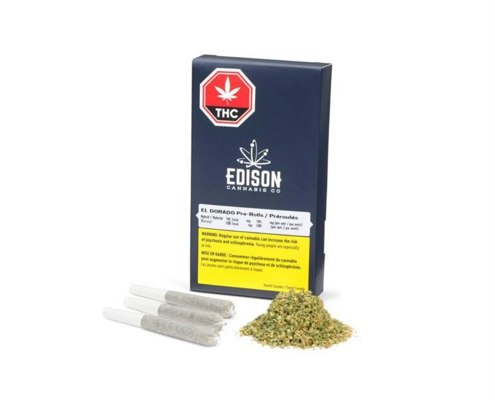 Edison Cannabis Co Indica 3 Pack Pre Roll (.5g) Pre-Rolls 3 Edison Cannabis Co Indica 3 Pack Pre Roll (.5g) Pre-Rolls