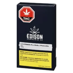 Edison Cannabis Co La Strada 3 Pack Pre Roll (.5g)