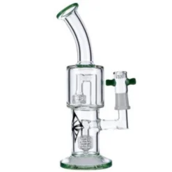 Evolution 10" E. Series Radon Glass Dab Rig - Green Accessories