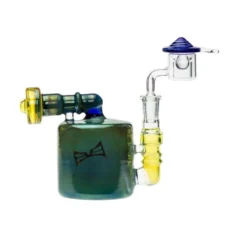 Accessories Evolution Candle Dab Rig W/Quartz Nail And Carb Cap - Gold