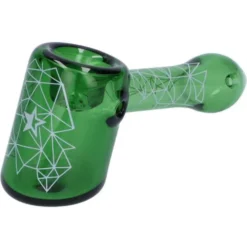 Famous X 5" Space Hammer - Green Hammer Pipe