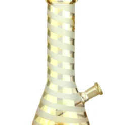 Daily High Club Frosted Swirl Bong In Gold Champagne