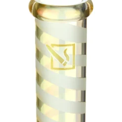 Daily High Club Frosted Swirl Bong In Gold Champagne