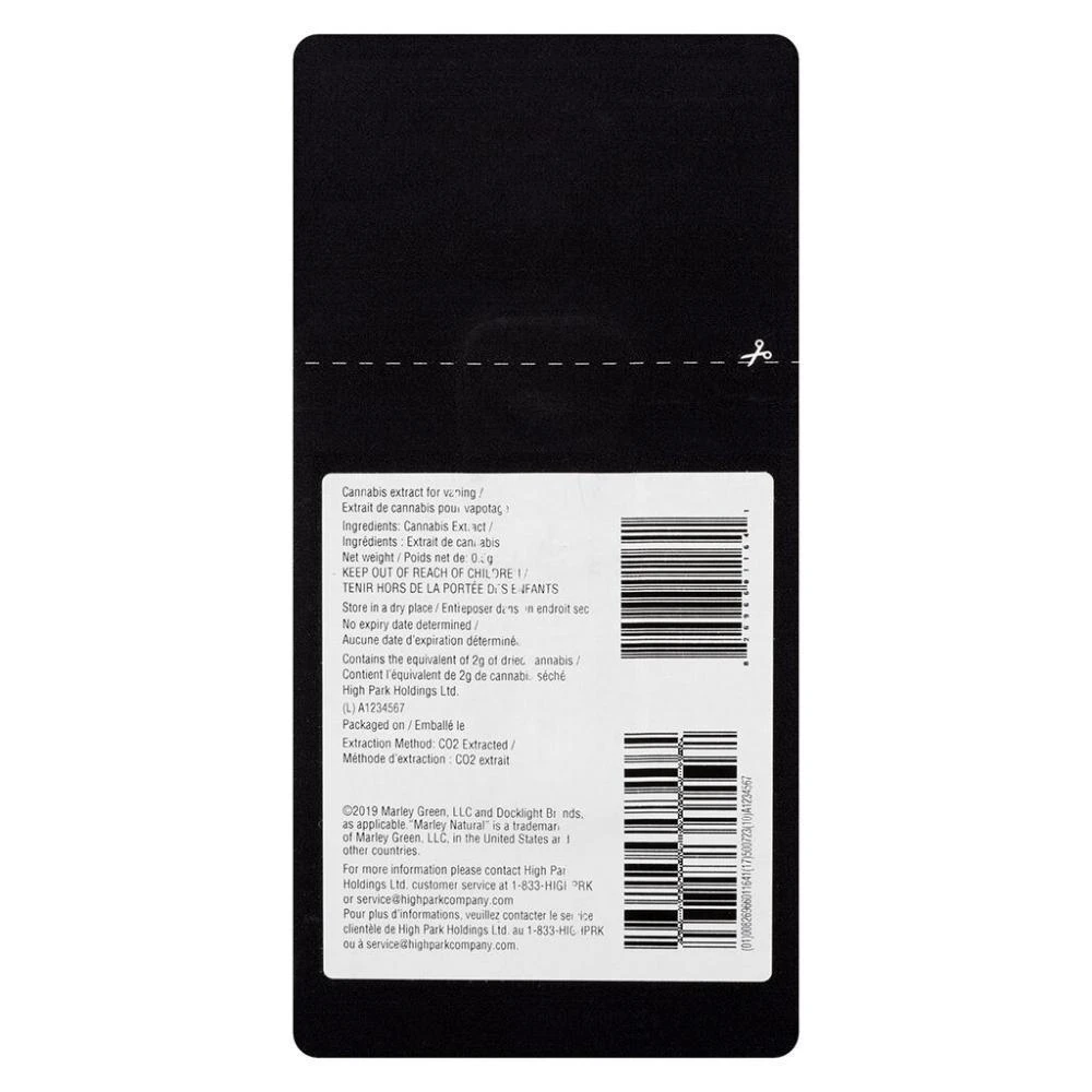 Marley Natural Gold Sativa Gold Cartridge 3 Marley Natural Gold Sativa Gold Cartridge