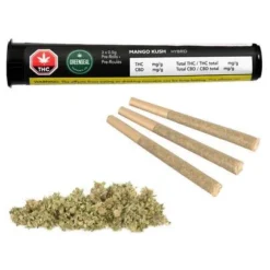GreenSeal Pre-Rolls Mango Kush PR 3 X 0.5 G