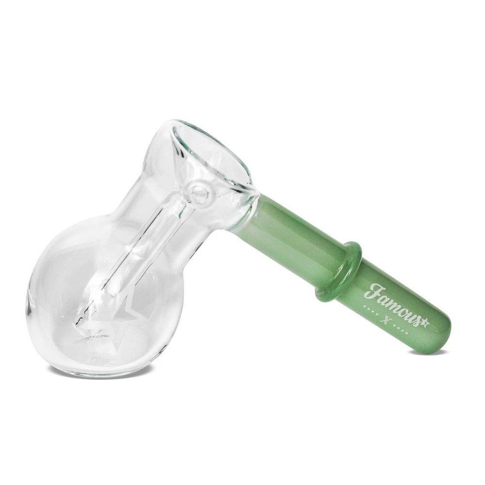 Famous X Hammer Bubbler - Milky Teal 3 Famous X Hammer Bubbler - Milky Teal