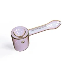 Aurora Hammer Hand Pipe - Clear Fumed Accessories