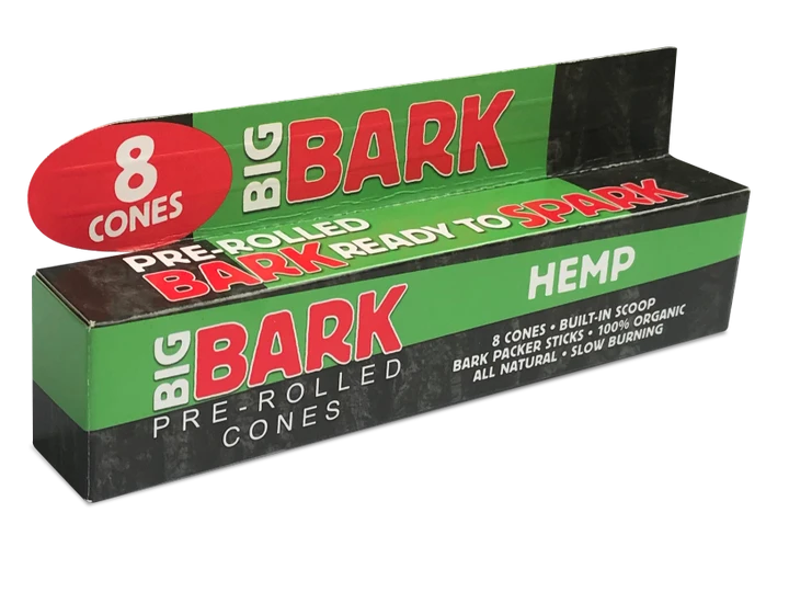 BigBark Papers & Wraps Hemp Pre-Rolled Cones 3 BigBark Papers & Wraps Hemp Pre-Rolled Cones