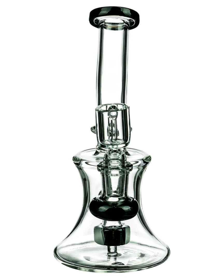DankStop Hourglass Dab Rig With Colored Accents 8 DankStop Hourglass Dab Rig With Colored Accents