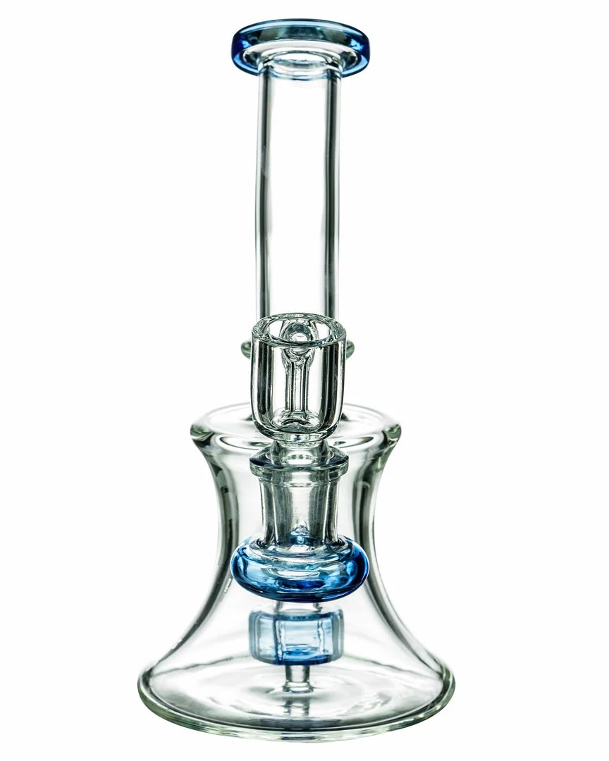 DankStop Hourglass Dab Rig With Colored Accents 6 DankStop Hourglass Dab Rig With Colored Accents