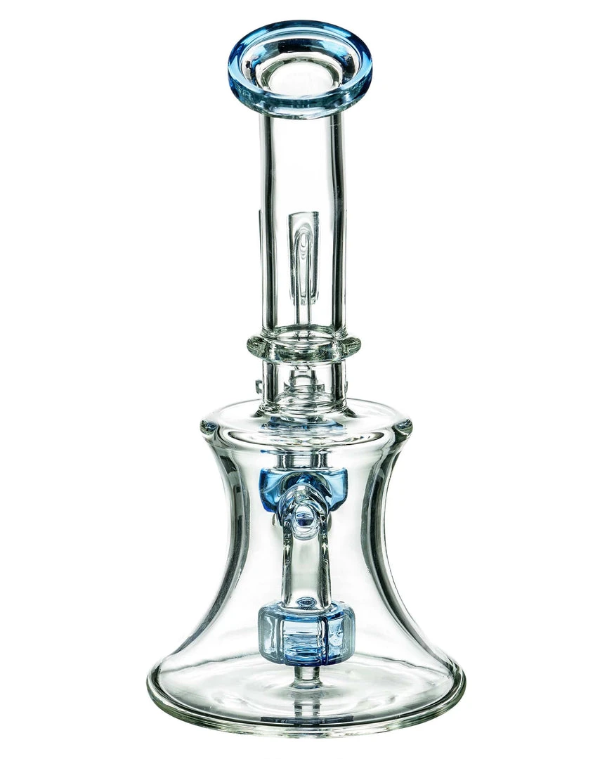 DankStop Hourglass Dab Rig With Colored Accents 4 DankStop Hourglass Dab Rig With Colored Accents