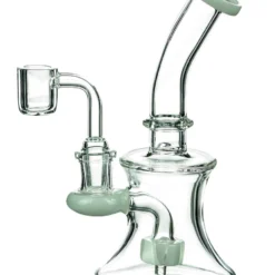 DankStop Hourglass Dab Rig With Colored Accents 33 DankStop Hourglass Dab Rig With Colored Accents