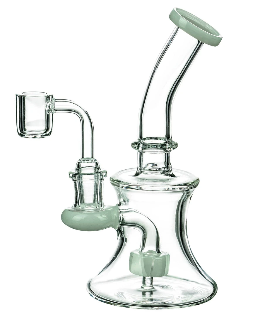 DankStop Hourglass Dab Rig With Colored Accents 17 DankStop Hourglass Dab Rig With Colored Accents