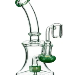 DankStop Hourglass Dab Rig With Colored Accents 29 DankStop Hourglass Dab Rig With Colored Accents