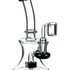 DankStop Hourglass Dab Rig With Colored Accents 26 DankStop Hourglass Dab Rig With Colored Accents