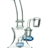 DankStop Hourglass Dab Rig With Colored Accents