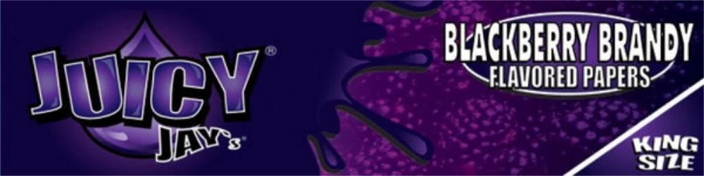 Juicy Jay's Blackberry Brandy - King Size Flavored Rolling Papers 3 Juicy Jay's Blackberry Brandy - King Size Flavored Rolling Papers