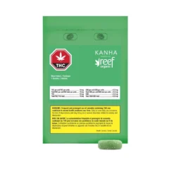Sativa Strains Kanha X Reef Organic Watermelon Soft Chew Gummies (1pk)