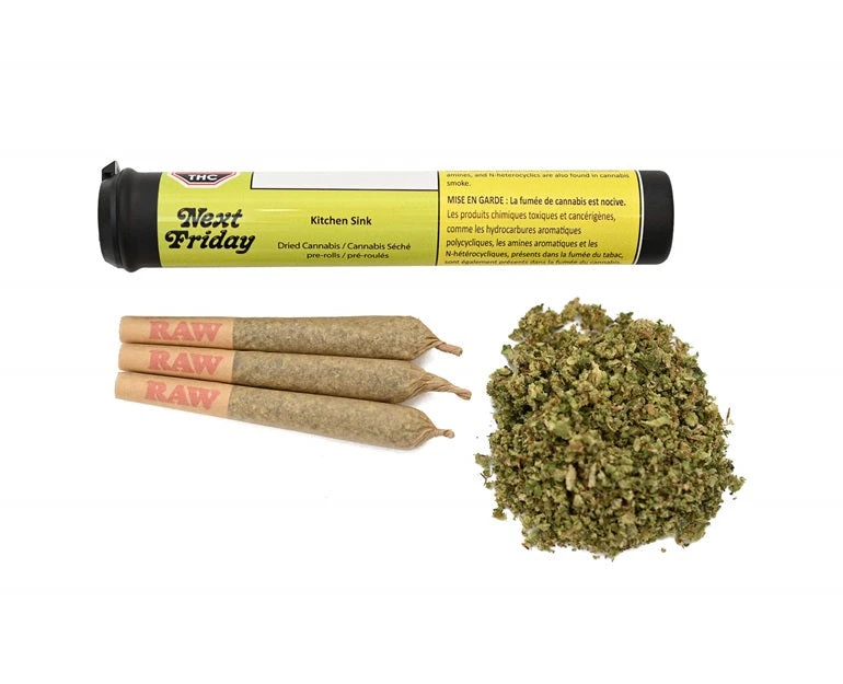 Next Friday Kitchen Sink PR 3 X 0.5 G Pre-Rolls 5 Next Friday Kitchen Sink PR 3 X 0.5 G Pre-Rolls