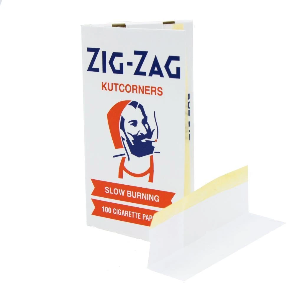 Accessories Zig Zag Kut Corners Slow Burn - White Rolling Papers 3 Accessories Zig Zag Kut Corners Slow Burn - White Rolling Papers
