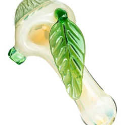 DankStop Leafy Green Mushroom Milli Spoon Pipe New Arrivals