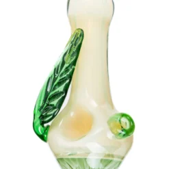 DankStop Leafy Green Mushroom Milli Spoon Pipe New Arrivals