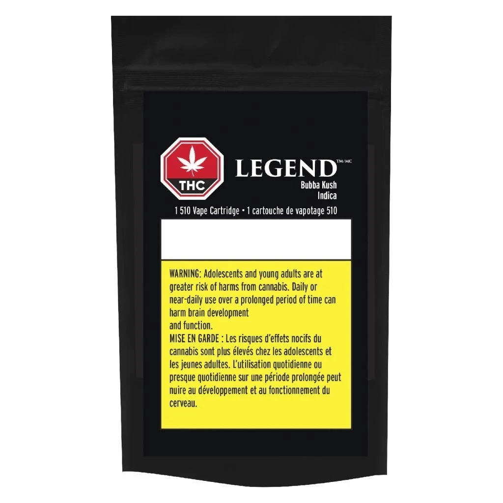 Legend Bubba Kush Cartridge New Arrivals 4 Legend Bubba Kush Cartridge New Arrivals