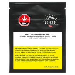 Legend Cannabis Candy Cane Crush Dark Chocolate (10mg) (10g) Edibles & Drinks