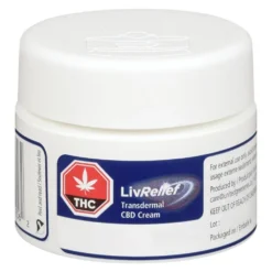 Infused Creams LivRelief CBD Transdermal Cream (250mg CBD) (50g)