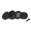 META Cannabis Co. 4 Piece Grinder - Black (2") Accessories