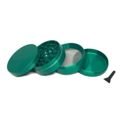 META Cannabis Co. 4 Piece Grinder - Teal (2.5") Accessories