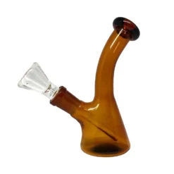 META Cannabis Co. Bent Neck Beaker Bong - Amber (5") Accessories