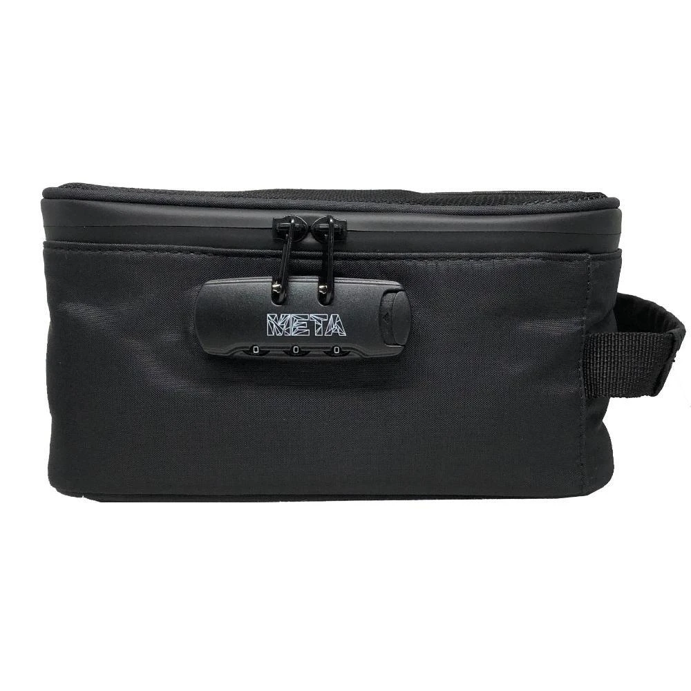 META Cannabis Co. Safe Case - Black Smell Safe Bag 3 META Cannabis Co. Safe Case - Black Smell Safe Bag